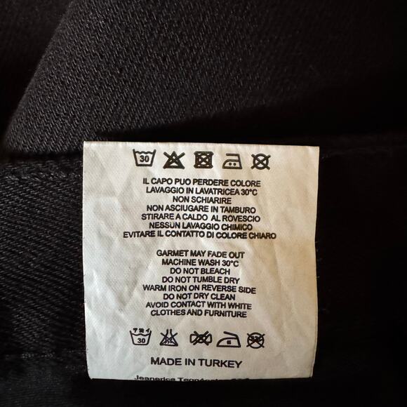 Jeanerica Jeans Tapered Rinse Stay Black 33 X 30 TM005 Organic Cotton Mid Rise - Picture 8 of 9